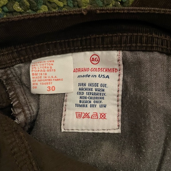 Vintage Adriano Goldschmied Flared Brown Corduroy Pants - Picture 3 of 10